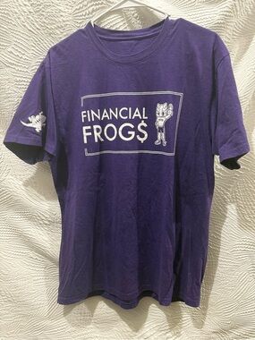 TCU Horned Frogs Financial Frogs Purple Graphic Tee